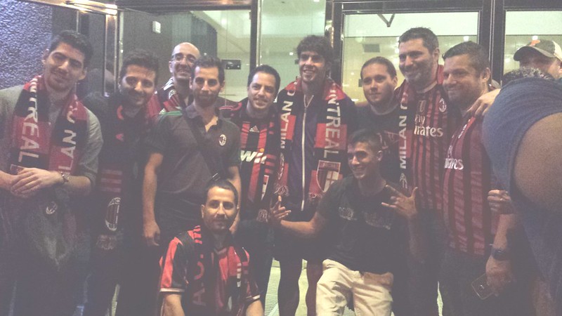 Milan Club Members Meeting Milan Legend Kaka in Montreal